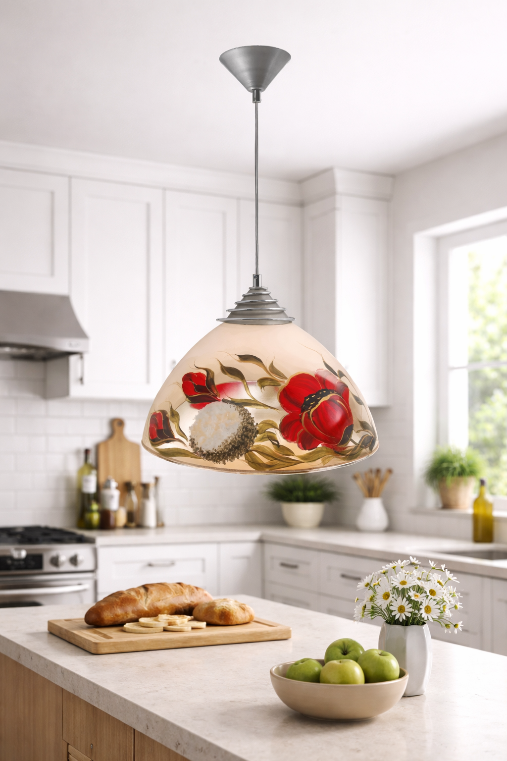 Ręcznie Malowany Mak