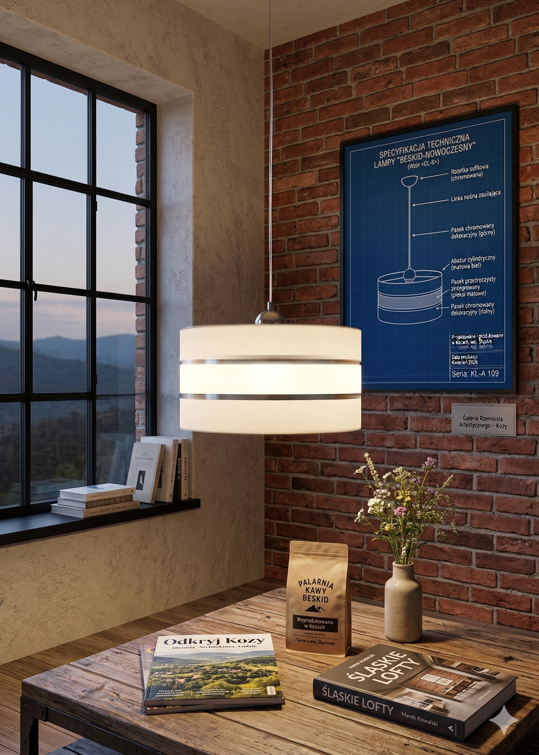 Abażur 300mm biały