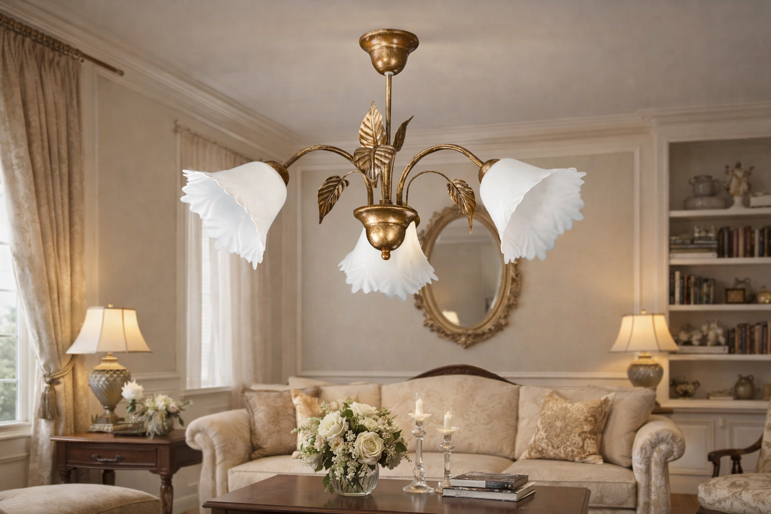 Lampa Sufitowa z liściem 303/L  