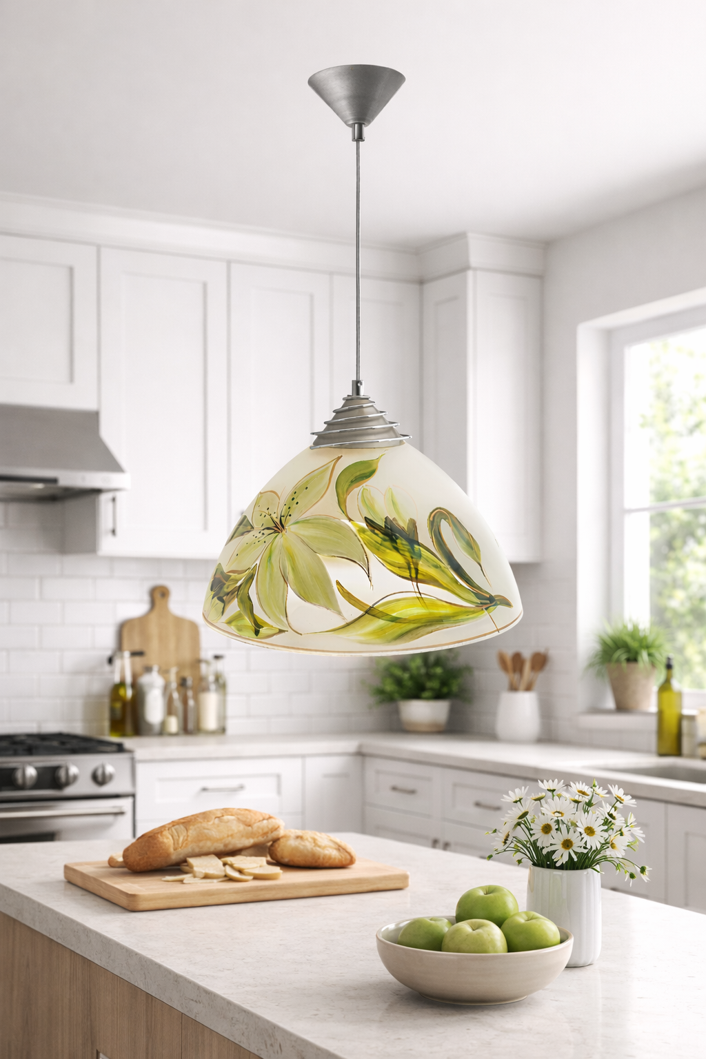 Ręcznie Malowana Lilia