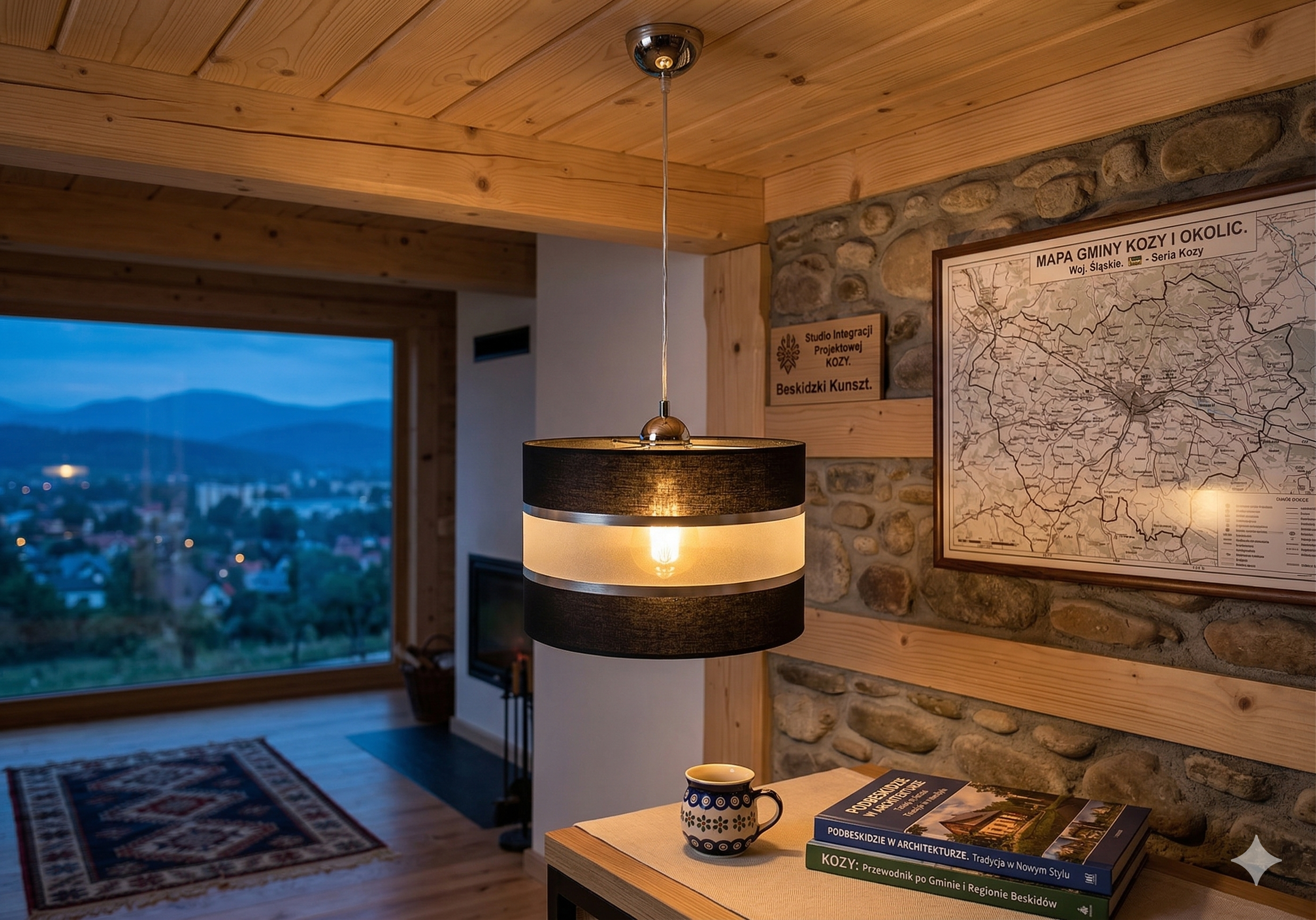 Abażur 300mm czarny